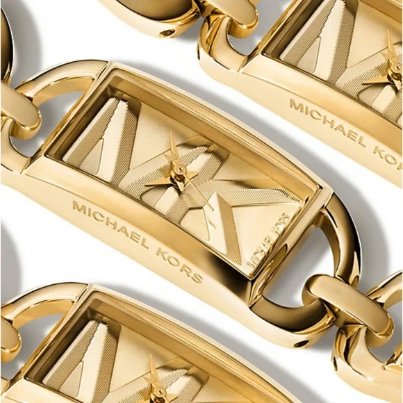 Michael Kors MK Empire Watch – MK7406 – Gold-Tone Stainless Steel- NWT - Picture 3 of 10